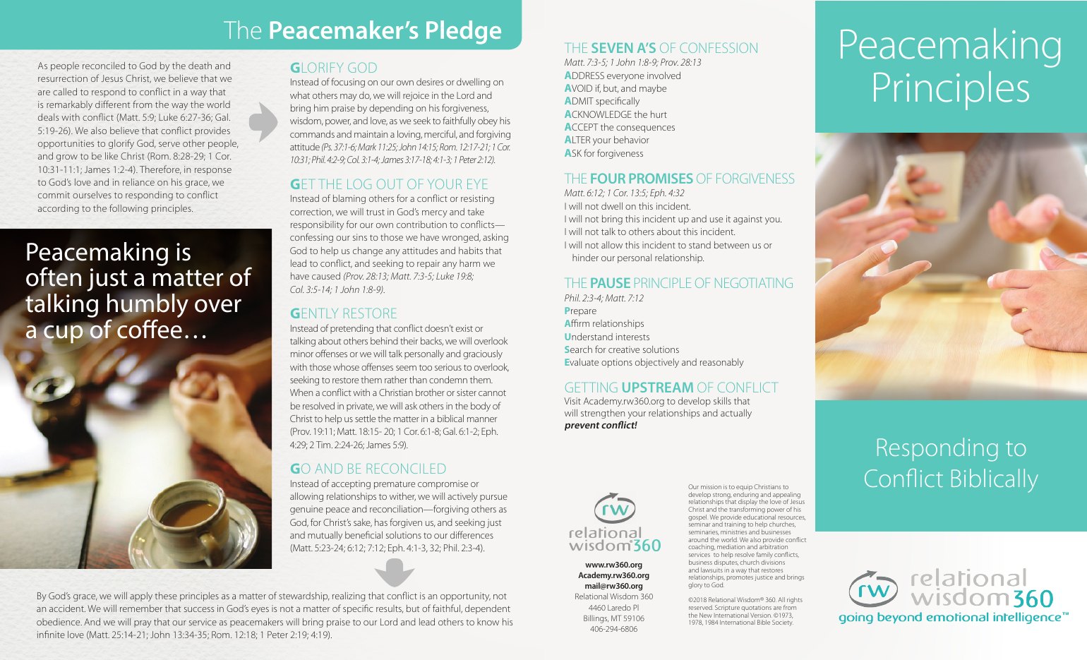 First page of Peacemaking Principles